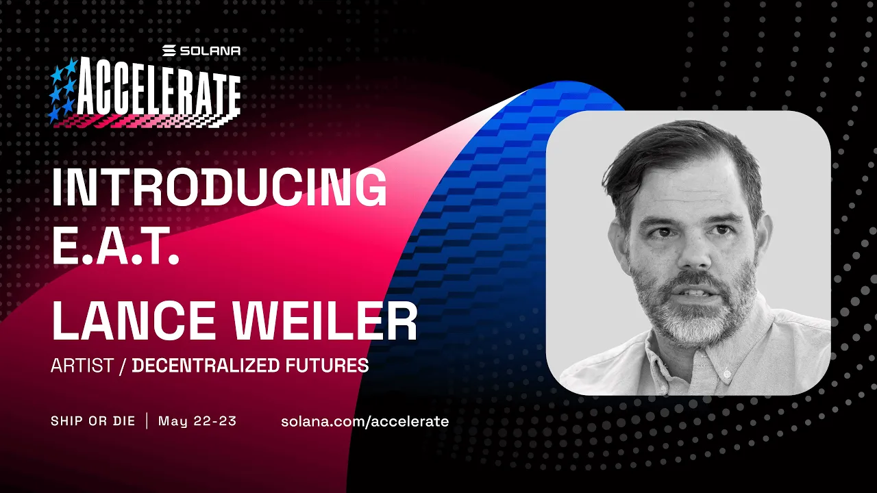 Ship or Die at Accelerate 2025: Introducing E.A.T. (Lance Weiler - Decentralized Futures)