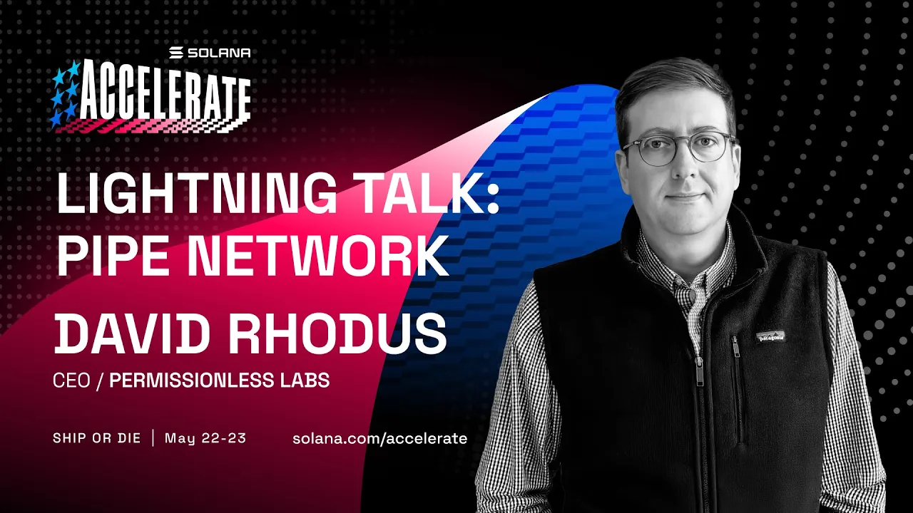 Ship or Die at Accelerate 2025: Lightning Talk: Pipe Network